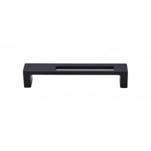Top Knobs - Sanctuary II Collection - Modern Metro Slot Pull 5" (c-c) - Flat Black - TK266BLK