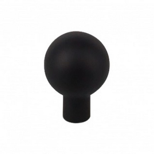 Top Knobs - Barrington Collection - Brookline Knob 7/8" - Flat Black - TK760BLK
