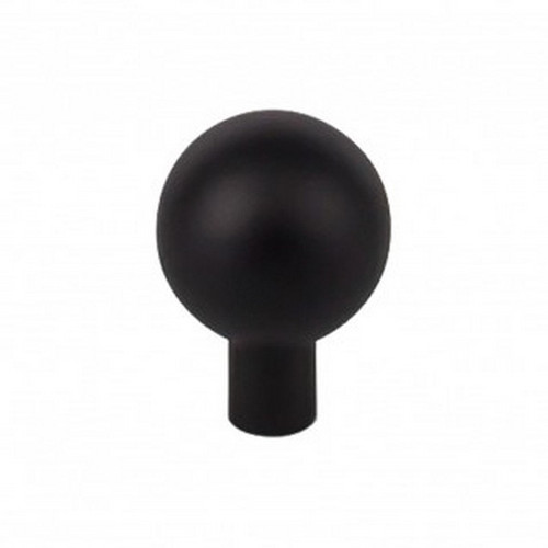 Top Knobs - Barrington Collection - Brookline Knob 1" - Flat Black - TK761BLK