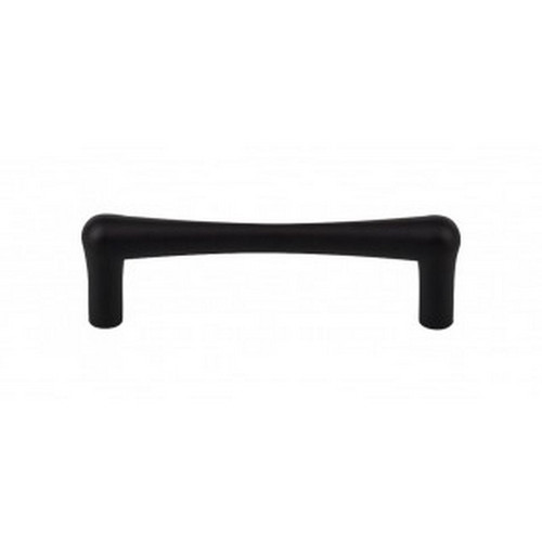 Top Knobs - Barrington Collection - Brookline Pull 3 3/4" (c-c) - Flat Black - TK763BLK