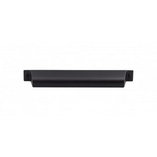 Top Knobs - Barrington Collection - Channing Cup Pull 7" (c-c) - Flat Black - TK775BLK