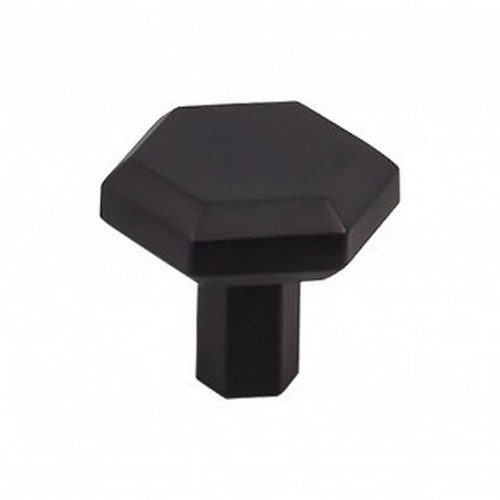 Top Knobs - Serene Collection - Lydia Knob 1 1/4" - Flat Black - TK792BLK