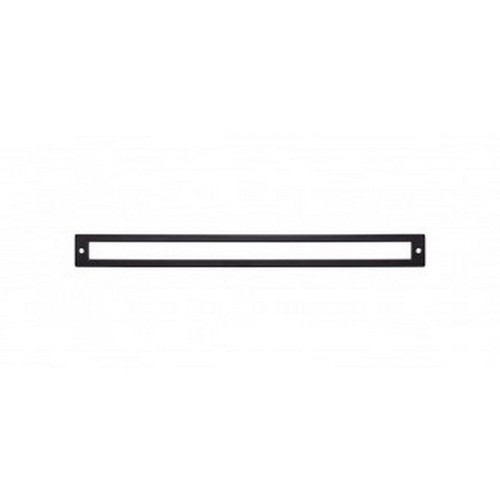 Top Knobs - Lynwood Collection - Hollin Backplate 12 Inch - Flat Black - TK929BLK