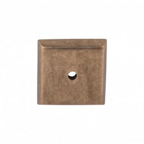 Top Knobs - Aspen Collection - Aspen Square Backplate 1 1/4" - Light Bronze - M1451
