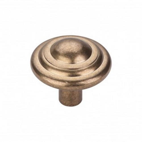 Top Knobs - Aspen Collection - Aspen Button Knob 1 3/4" - Light Bronze - M1476