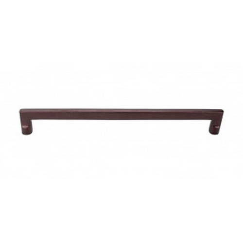 Top Knobs - Aspen Collection - Aspen Flat Sided Pull 12" (c-c) - Mahogany Bronze - M1378