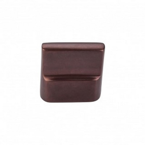 Top Knobs - Aspen Collection - Aspen Flat Sided Knob 7/8" (c-c) - Mahogany Bronze - M1503