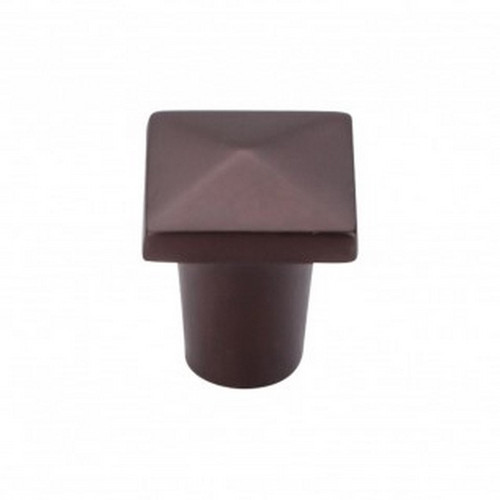Top Knobs - Aspen Collection - Aspen Square Knob 3/4" - Mahogany Bronze - M1508