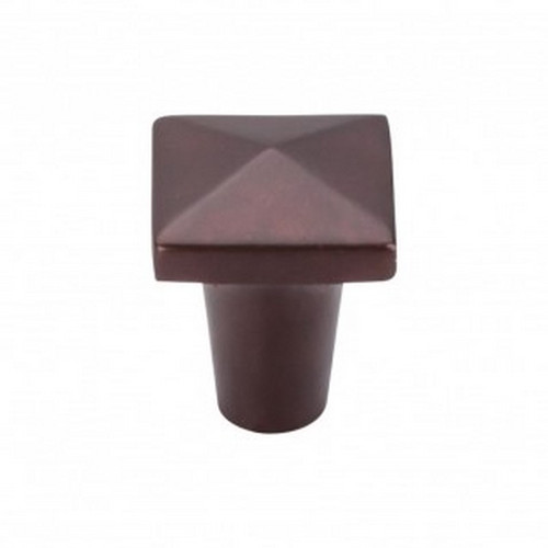 Top Knobs - Aspen Collection - Aspen Square Knob 7/8" - Mahogany Bronze - M1513