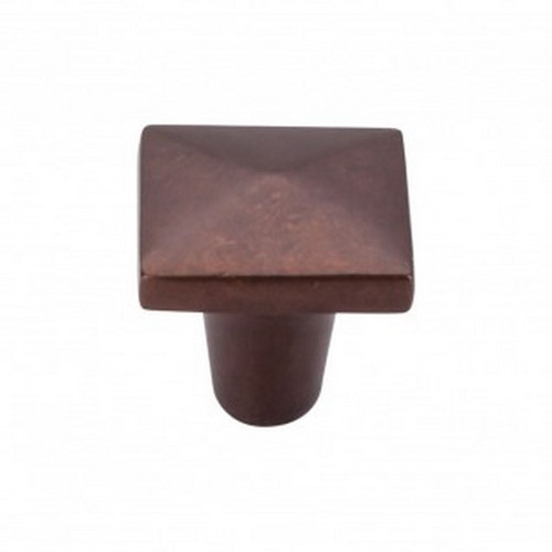 Top Knobs - Aspen Collection - Aspen Square Knob 1 1/4" - Mahogany Bronze - M1518