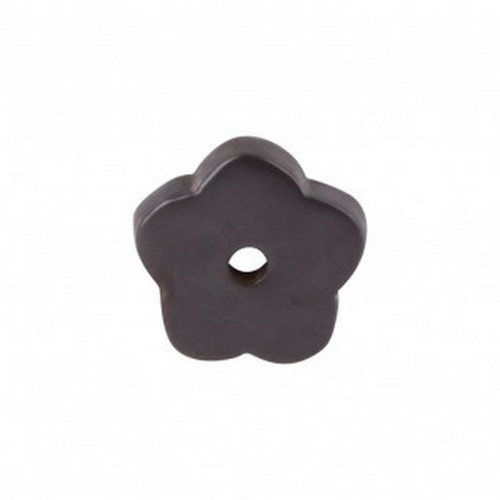 Top Knobs - Aspen Collection - Aspen Flower Backplate 1" - Medium Bronze - M1427