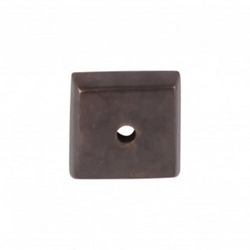Top Knobs - Aspen Collection - Aspen Square Backplate 7/8" - Medium Bronze - M1447