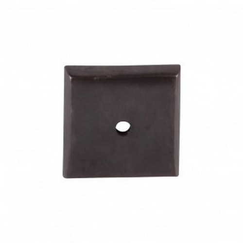 Top Knobs - Aspen Collection - Aspen Square Backplate 1 1/4" - Medium Bronze - M1452