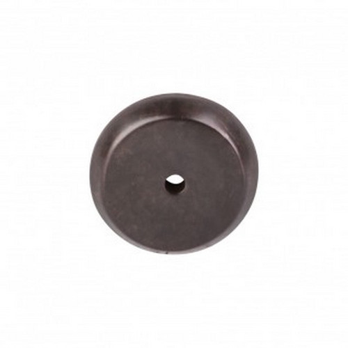 Top Knobs - Aspen Collection - Aspen Round Backplate 1 1/4" - Medium Bronze - M1462