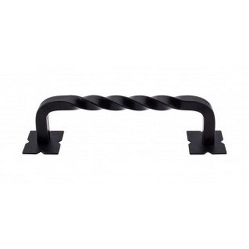 Top Knobs - Appliance Collection - Normandy Twist Appliance Pull 8" (c-c) - Patina Black - M1246-8