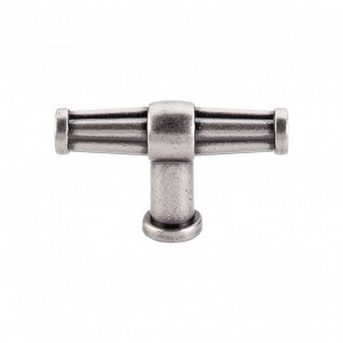 Top Knobs - Luxor Collection - Luxor T-Handle 2 1/2" - Pewter Antique - TK194PTA