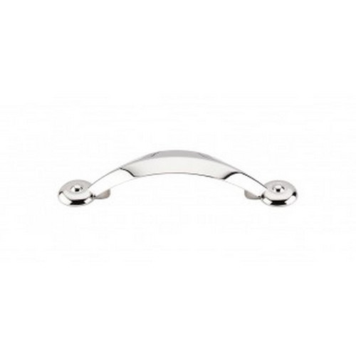 Top Knobs - Dakota Collection - Angle Pull 3" (c-c) - Polished Nickel - M1726
