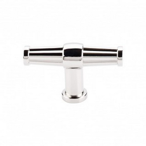 Top Knobs - Luxor Collection - Luxor T-Handle 2 1/2" - Polished Nickel - TK194PN