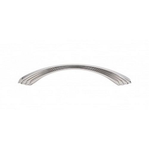 Top Knobs - Sydney Collection - Sydney Flair Pull 5" (c-c) - Polished Nickel - TK213PN