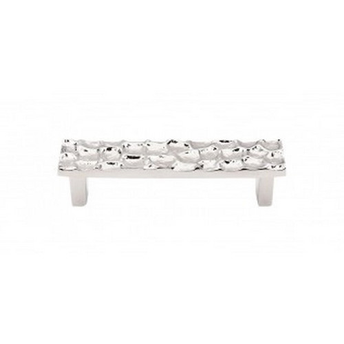 Top Knobs - Cobblestone Collection - Cobblestone Pull 3 3/4" (c-c) - Polished Nickel - TK304PN