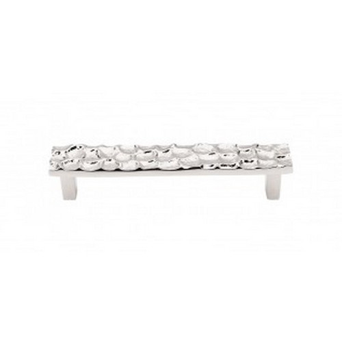 Top Knobs - Cobblestone Collection - Cobblestone Pull 5 1/16" (c-c) - Polished Nickel - TK305PN