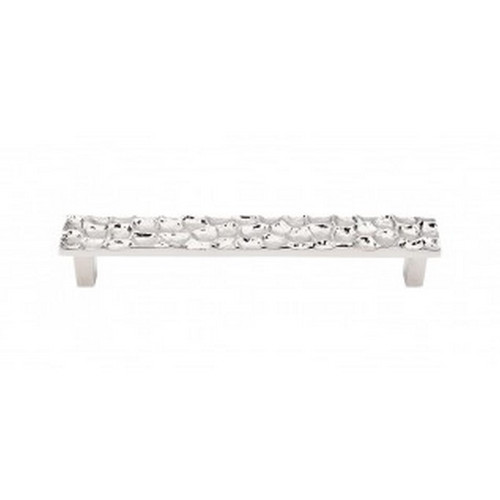 Top Knobs - Cobblestone Collection - Cobblestone Pull 6 5/16" (c-c) - Polished Nickel - TK306PN