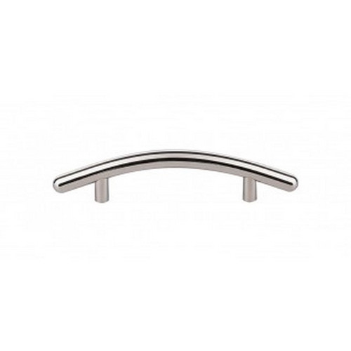 Top Knobs - Nouveau Collection - Curved Bar Pull 3 3/4" (c-c) - Polished Nickel - M1951