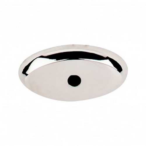 Top Knobs - Aspen II Collection - Aspen II Oval Backplate 1 1/2" - Polished Nickel - M2013