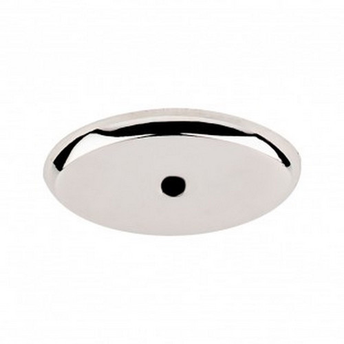 Top Knobs - Aspen II Collection - Aspen II Oval Backplate 1 3/4" - Polished Nickel - M2016