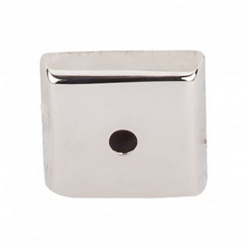 Top Knobs - Aspen II Collection - Aspen II Square Backplate 7/8" - Polished Nickel - M2019