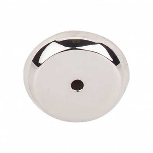 Top Knobs - Aspen II Collection - Aspen II Round Backplate 1 1/4" - Polished Nickel - M2028