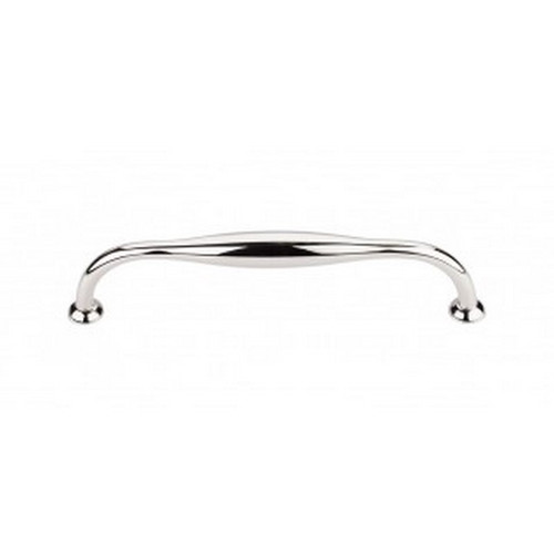 Top Knobs - Chareau Collection - Shrewsbury D-Pull 6 5/16" (c-c) - Polished Nickel - TK382PN