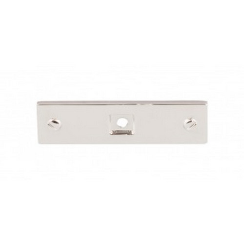 Top Knobs - Barrington Collection - Channing Backplate 3" - Polished Nickel - TK741PN