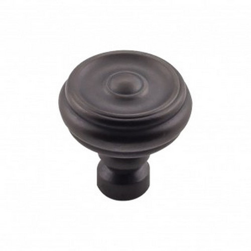Top Knobs - Devon Collection - Brixton Button Knob 1 1/4 Inch - Sable - TK882SAB