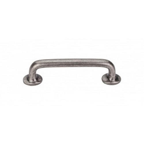 Top Knobs - Aspen Collection - Aspen Rounded Pull 4" (c-c) - Silicon Bronze Light - M1385