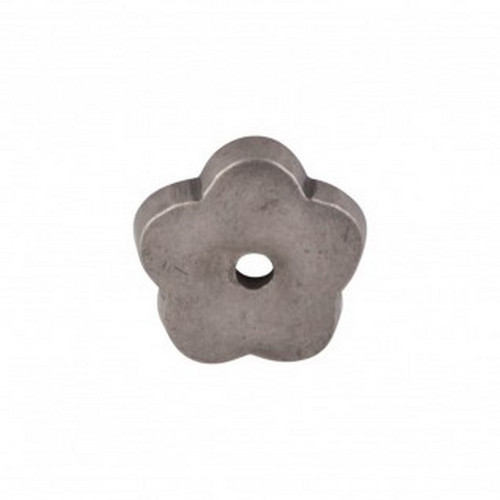 Top Knobs - Aspen Collection - Aspen Flower Backplate 1" - Silicon Bronze Light - M1425