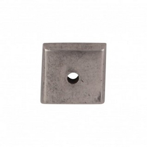 Top Knobs - Aspen Collection - Aspen Square Backplate 7/8" - Silicon Bronze Light - M1445