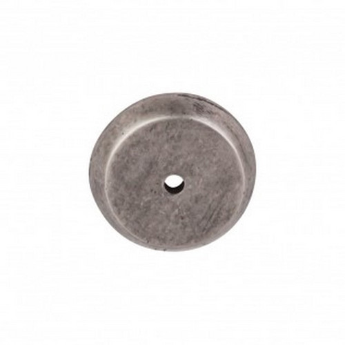 Top Knobs - Aspen Collection - Aspen Round Backplate 1 1/4" - Silicon Bronze Light - M1460
