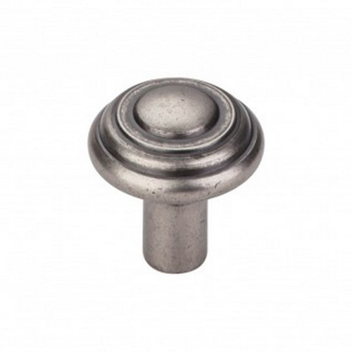 Top Knobs - Aspen Collection - Aspen Button Knob 1 1/4" - Silicon Bronze Light - M1470