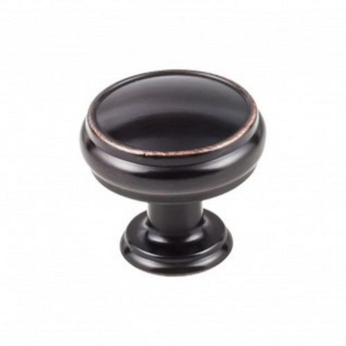 Top Knobs - Serene Collection - Eden Large Knob - 1 3/8" - Tuscan Bronze - TK832TB