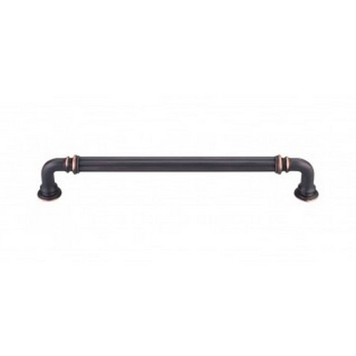 Top Knobs - Chareau Collection - Reeded Pull 7" (c-c) - Umbrio - TK324UM