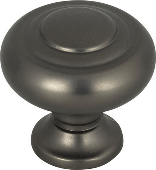 Top Knobs - Grace Collection - Kent Knob 1 1/4 Inch - Ash Gray - TK1000AG