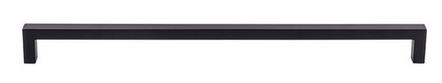 Top Knobs - Nouveau III Collection - Square Bar Pull 17 5/8 Inch (c-c) - Flat Black - M2139