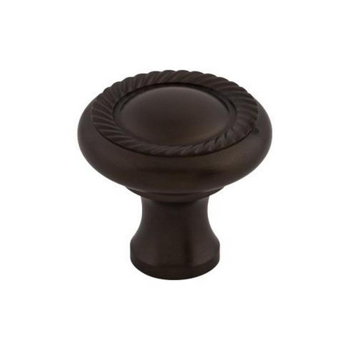 Top Knobs - Oil Rubbed Collection - Swirl Cut Knob 1 1/4 Inch - Oil Rubbed Bronze - M770