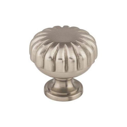Top Knobs - Asbury Collection - Melon Knob 1 1/4 Inch - Brushed Satin Nickel - M1318