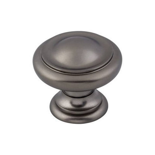 Top Knobs - Nouveau III Collection - Dome Knob 1 1/8 Inch - Ash Gray - M1564