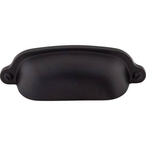 Top Knobs - Dakota Collection - Charlotte Cup Pull 2 9/16 Inch (c-c) - Flat Black - M1684