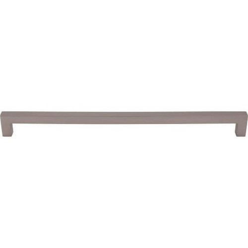 Top Knobs - Nouveau III Collection - Square Bar Pull 12 Inch (c-c) - Ash Gray - M2178