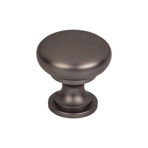 Top Knobs - Nouveau Collection - Hollow Round Knob 1 3/16 Inch - Ash Gray - M2203