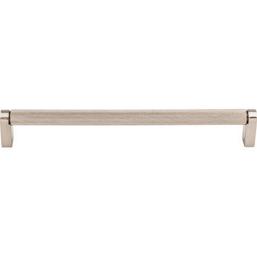Top Knobs - Bar Pulls Collection - Amwell Bar Pull 8 13/16 Inch (c-c) - Brushed Satin Nickel - M2646
